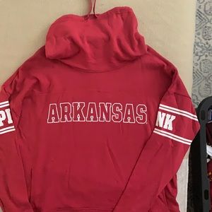VS pink Arkansas sweatshirt